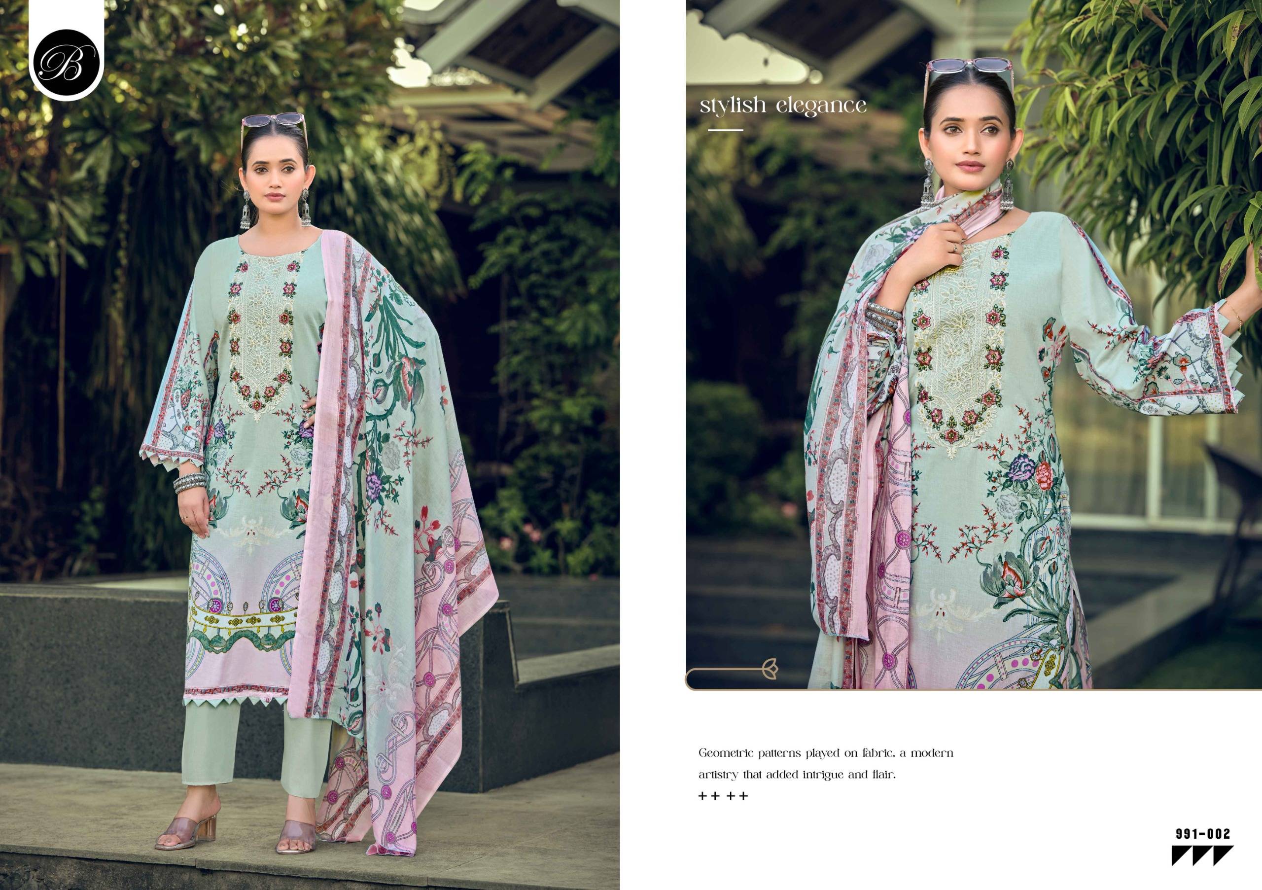 NAIRA VOL 150 BY BELLIZA DESIGNER 01 To 08 Series Indian Traditional casual wear Pakistani Pure Cotton dresses At Wholesale Price